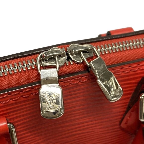 LOUIS VUITTON Nano Alma Coquelicot Epi Shoulder Bag 910-080925 - Picture 10 of 14